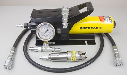 Hydraulic Pinch Off Tool for cold welding process